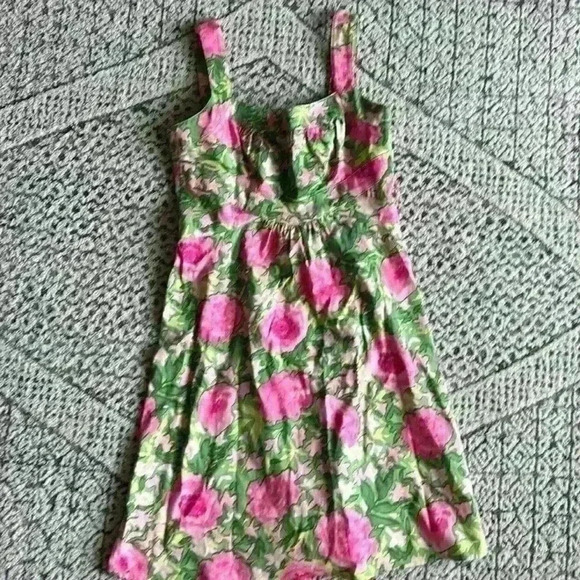 NWOT London Times Floral Print Party Sundress  Dress Sz 8 Women - Picture 2 of 3